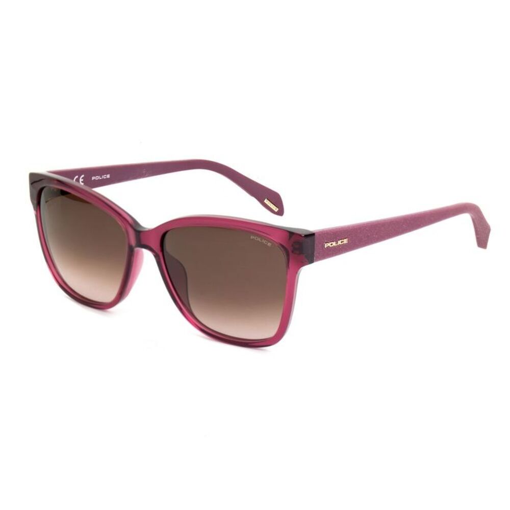Police PL921J Purple unglae Women Red Sunglasses